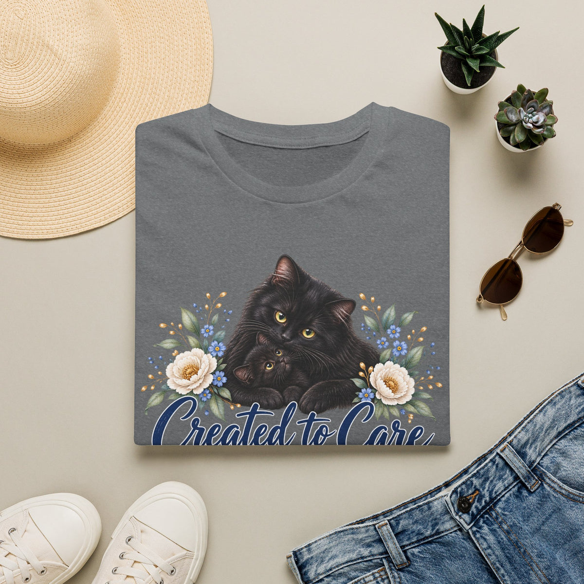 Created to Care Gray Cats