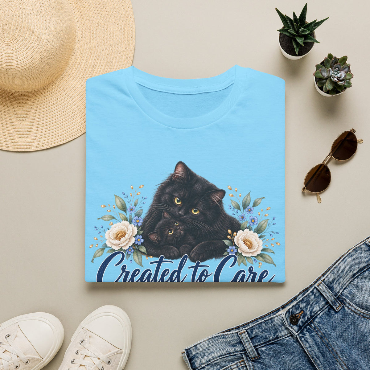 Created to Care Gray Cats
