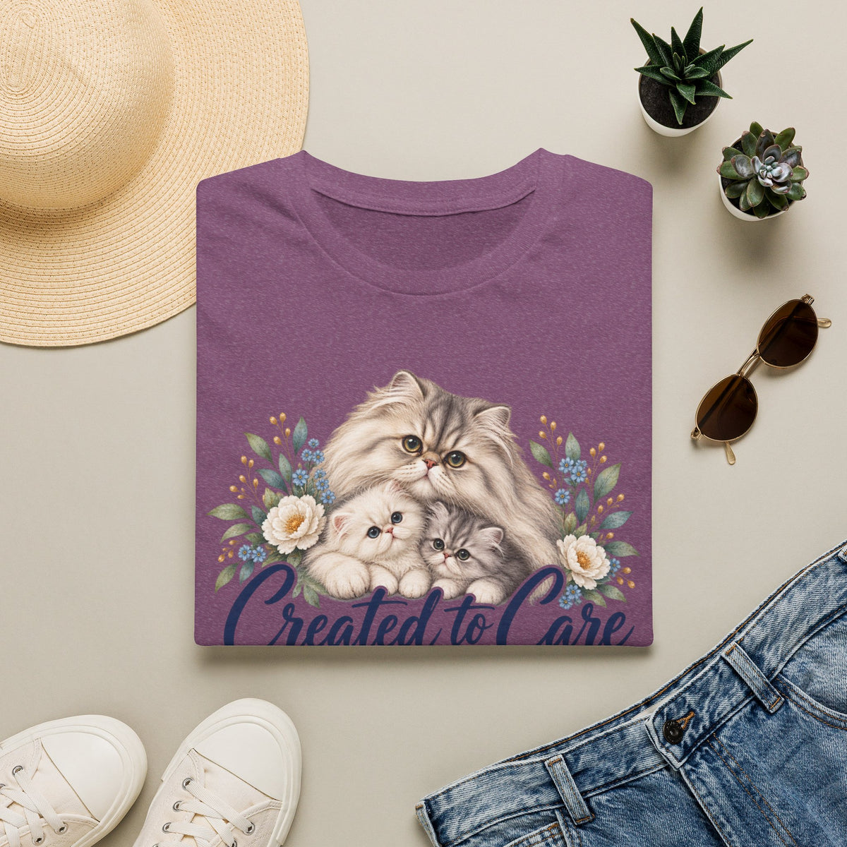 Created to Care Persian Cat Family