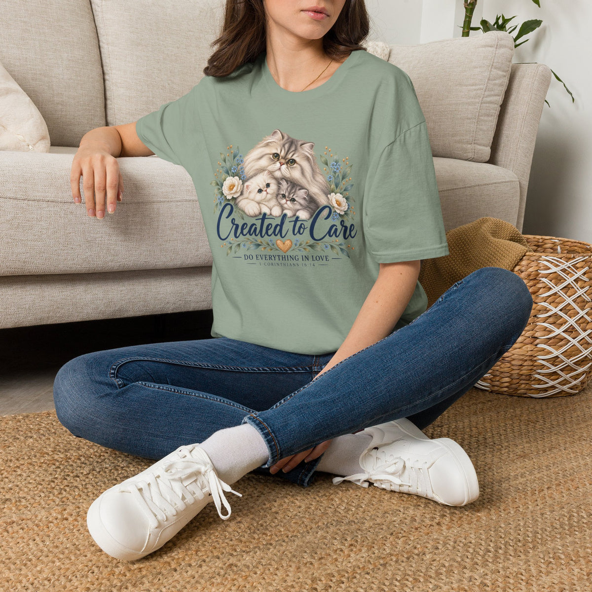 Created to Care Persian Cat Family