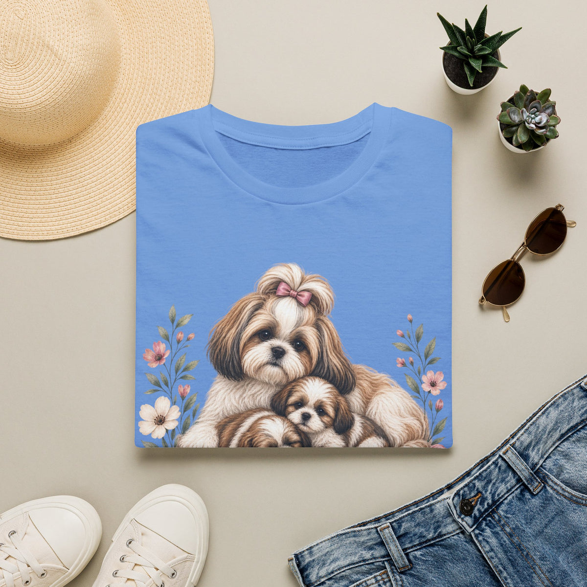 Created to Care Pekingnese Dog Family