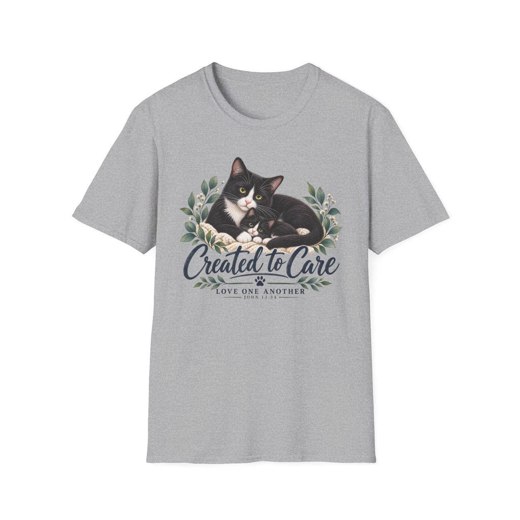 Created to Care Black and White Tuxedo Cat Family