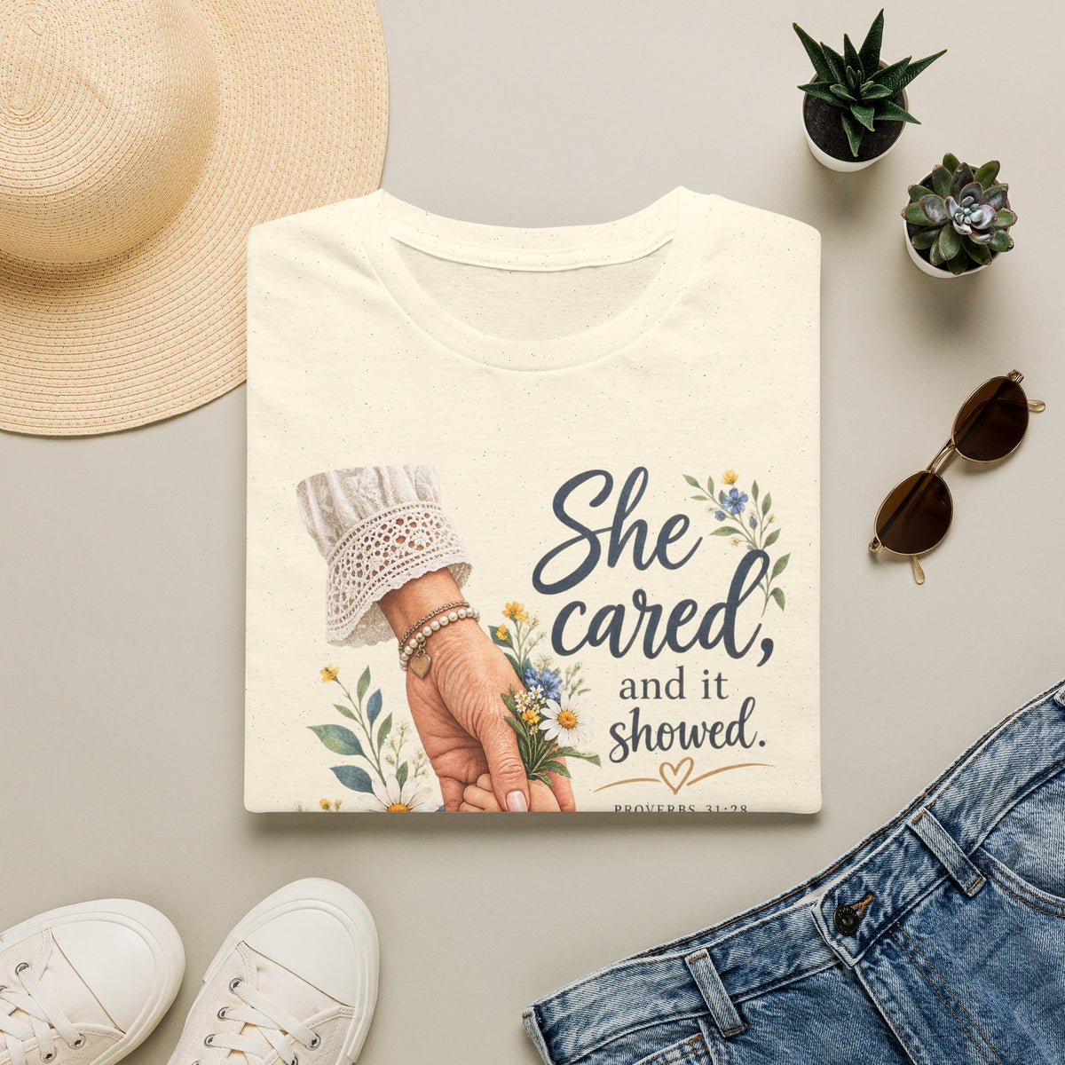 Created to Care She Shared and It Showed