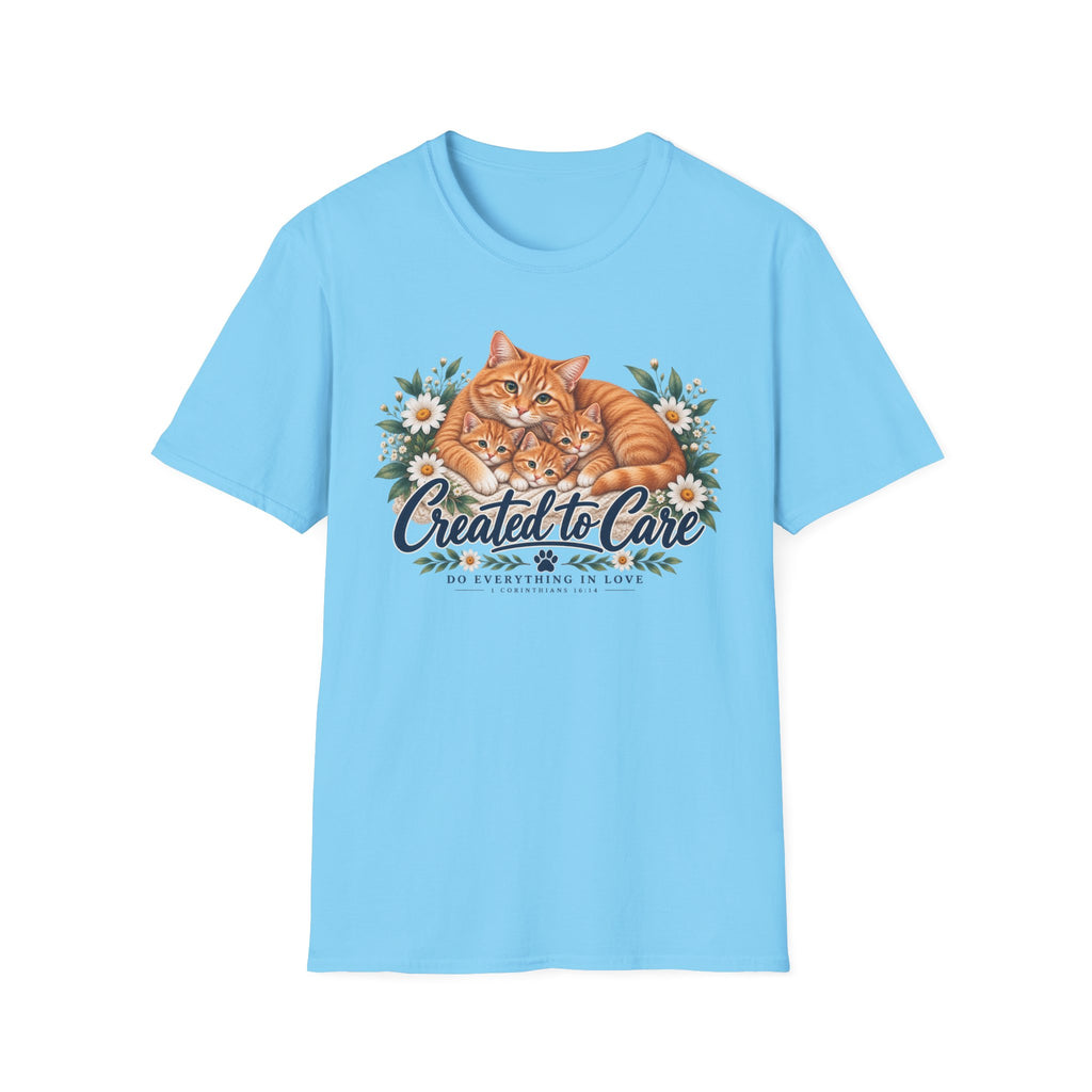 Created to Care Orange Tabby Cat Family