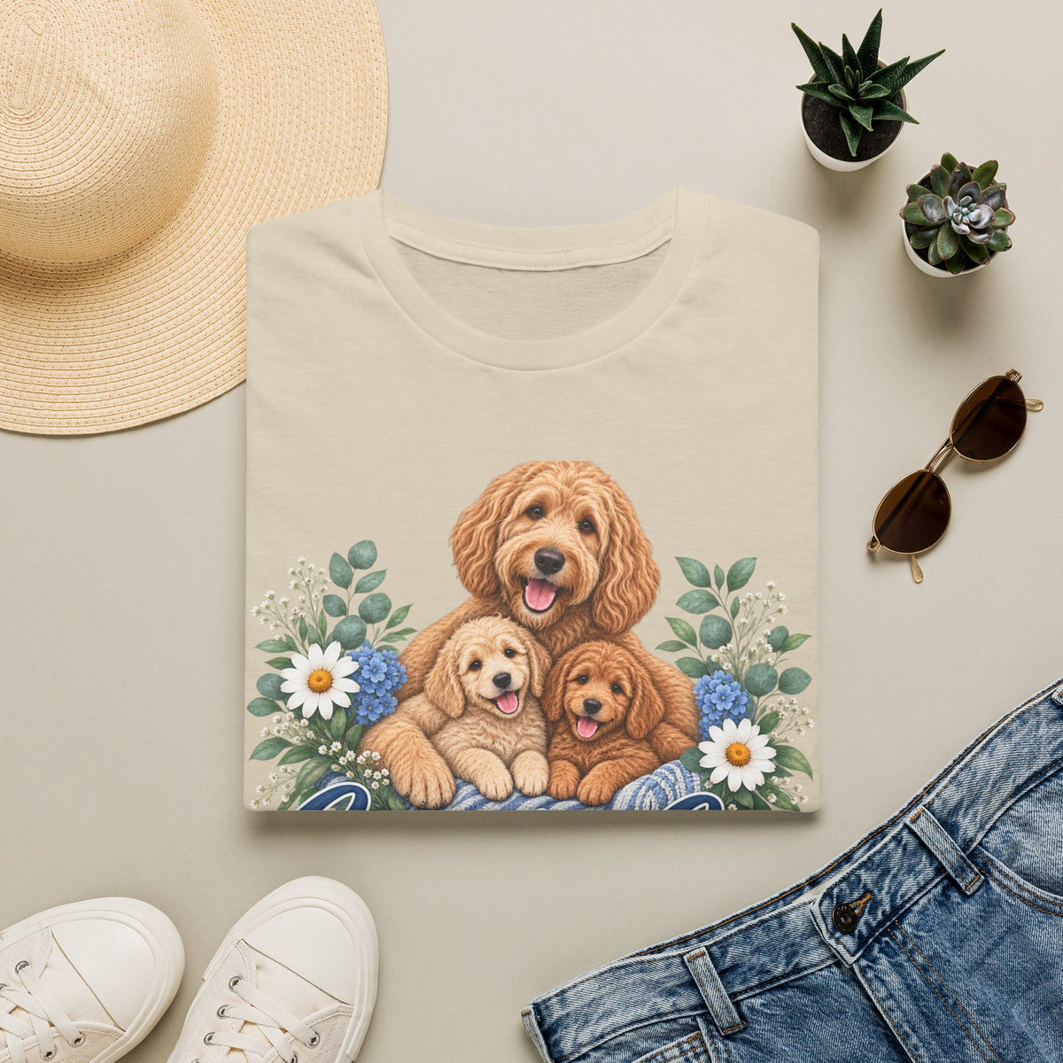 Created to Care Labradoodle Dog Family