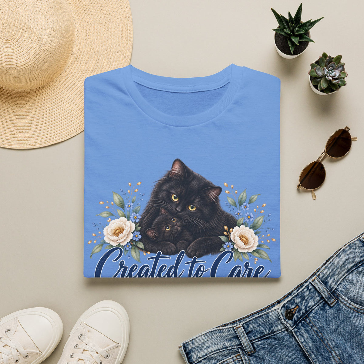 Created to Care Gray Cats