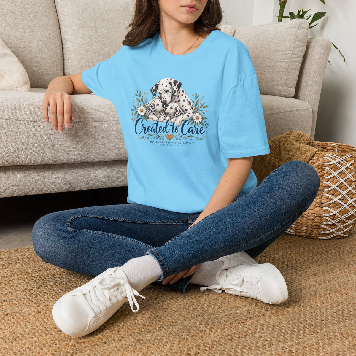 Created to Care Dalmation Dog Family