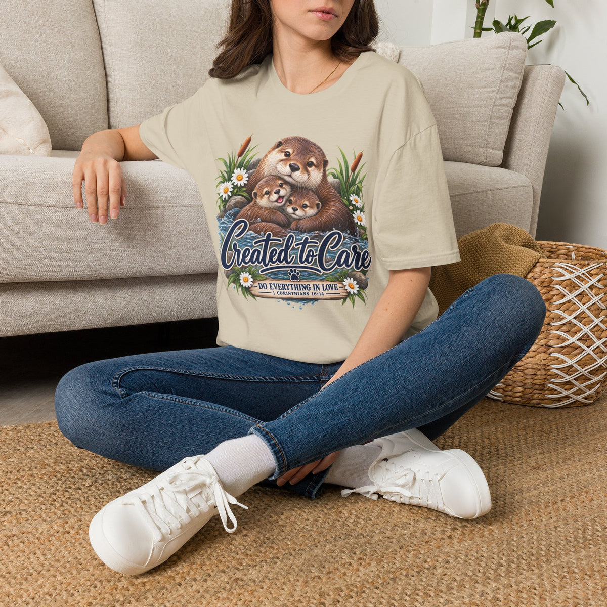 Created to Care Otter Family