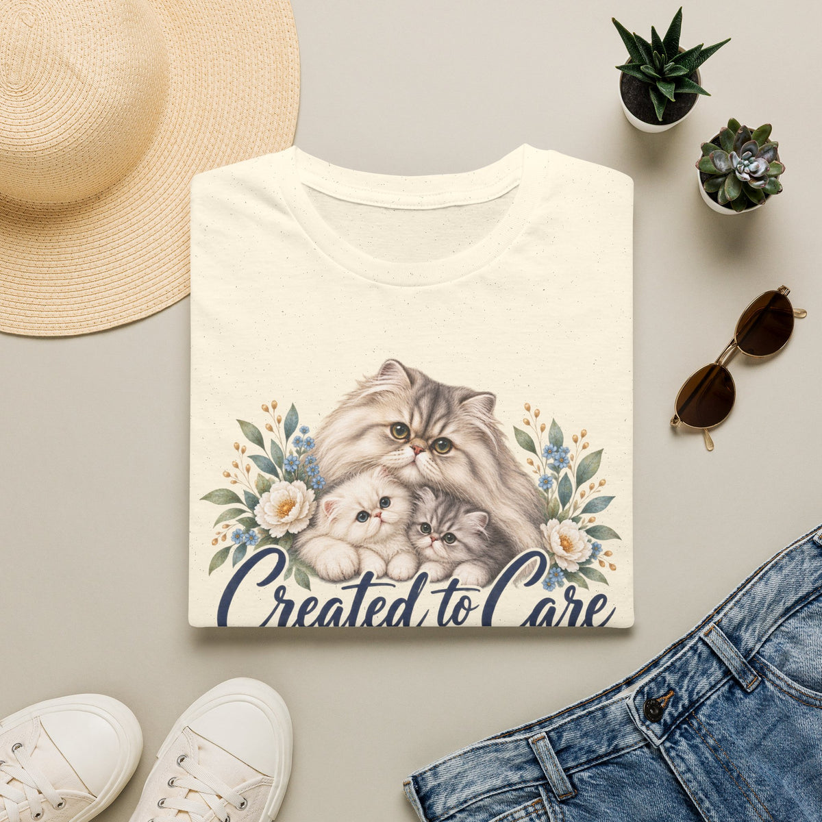 Created to Care Persian Cat Family