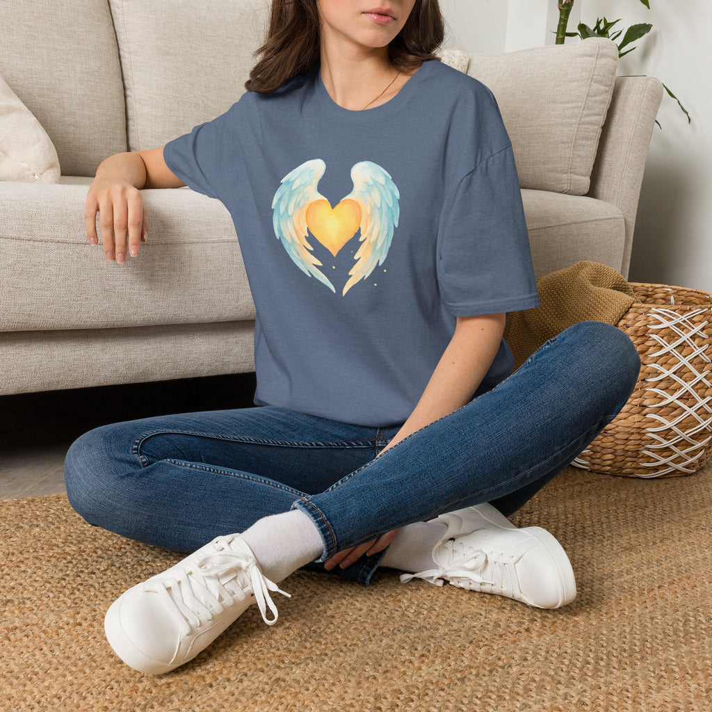 Heart with Angel Wings T-Shirt