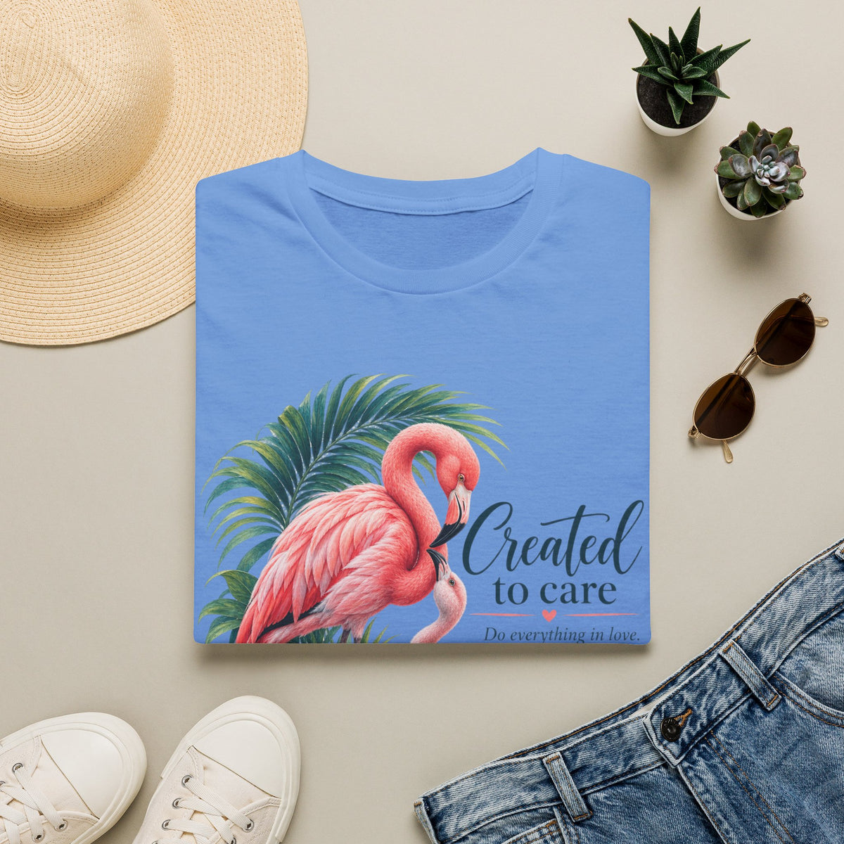 Created to Care Flamingos