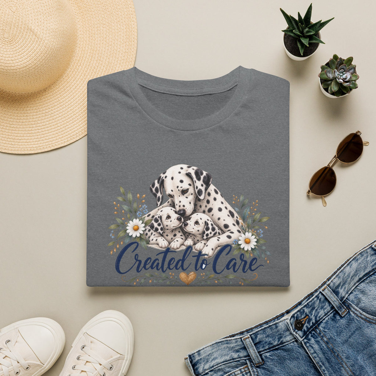 Created to Care Dalmation Dog Family