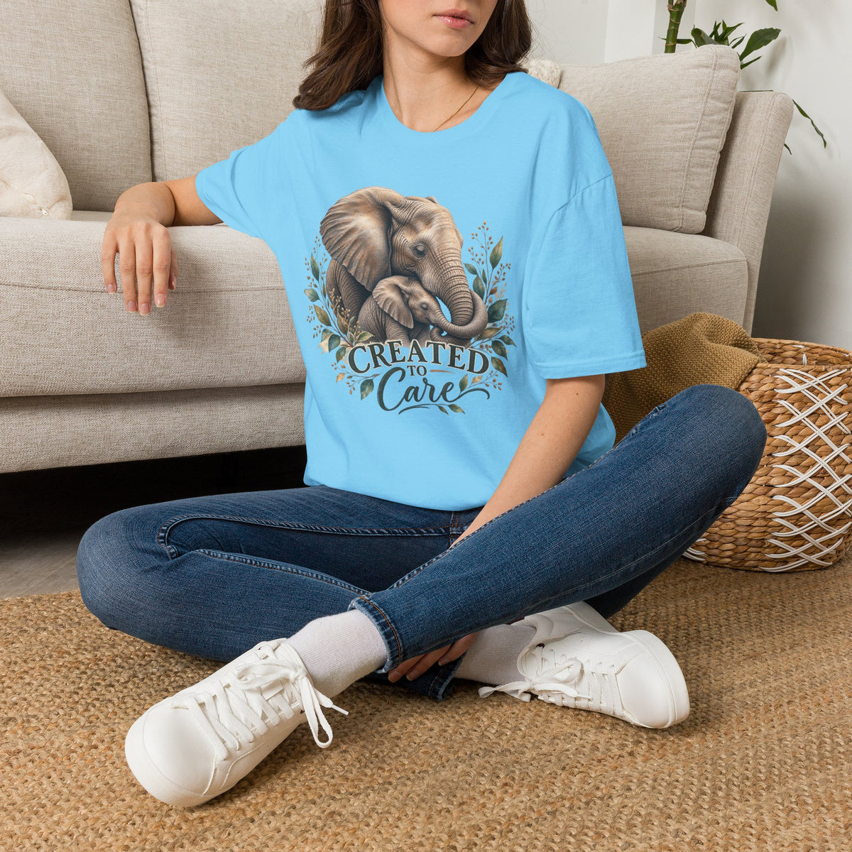 Created to Care Elephant Family