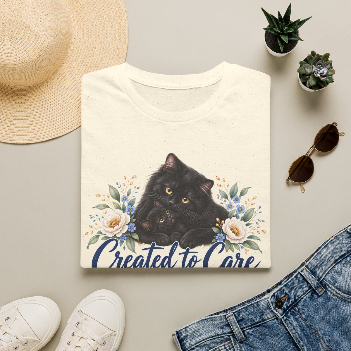 Created to Care Gray Cats