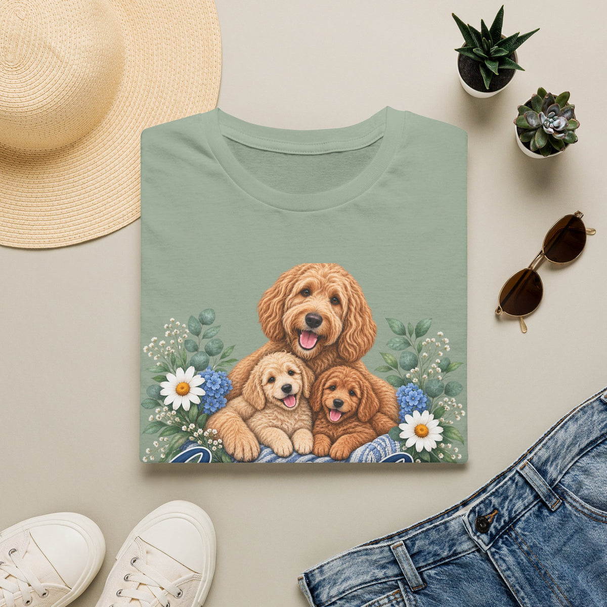 Created to Care Labradoodle Dog Family