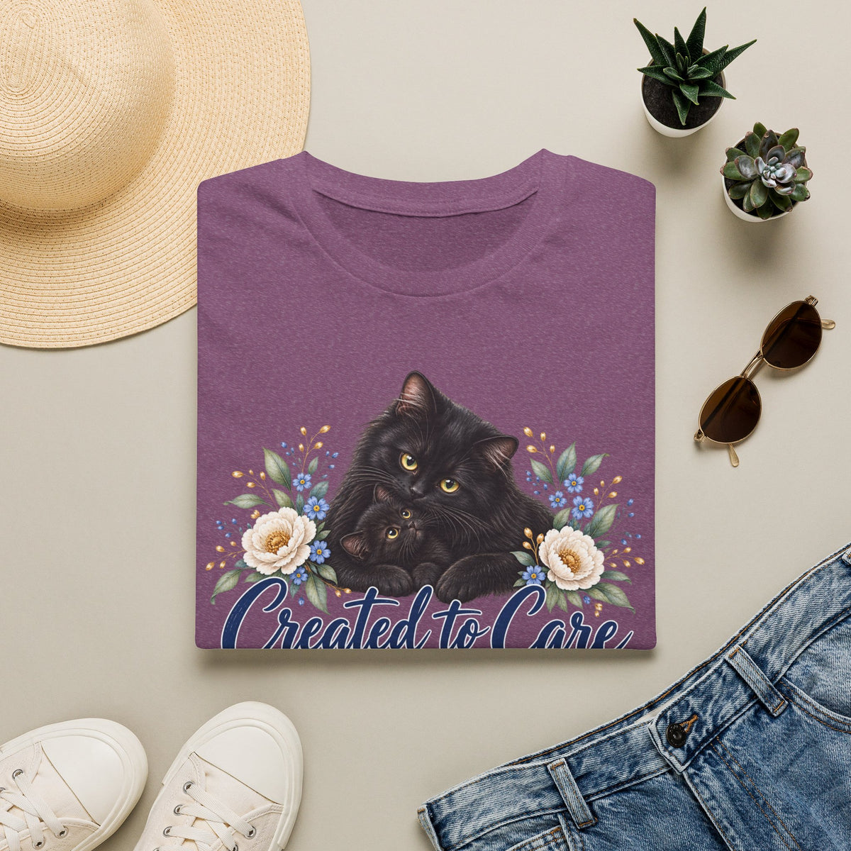 Created to Care Gray Cats