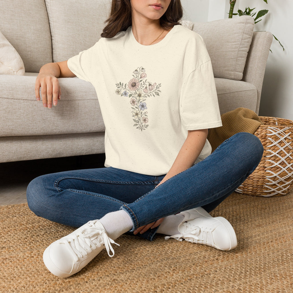 Floral cross bouquet T-Shirt