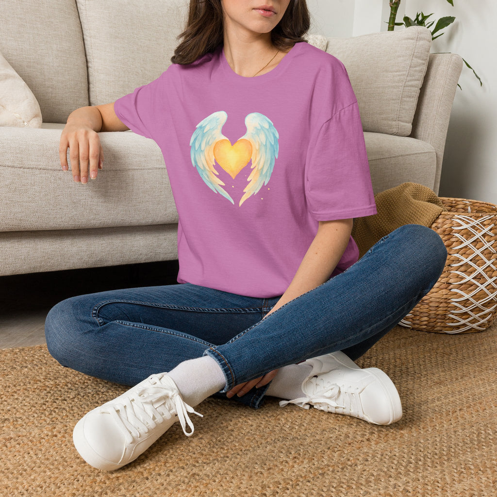 Heart with Angel Wings T-Shirt