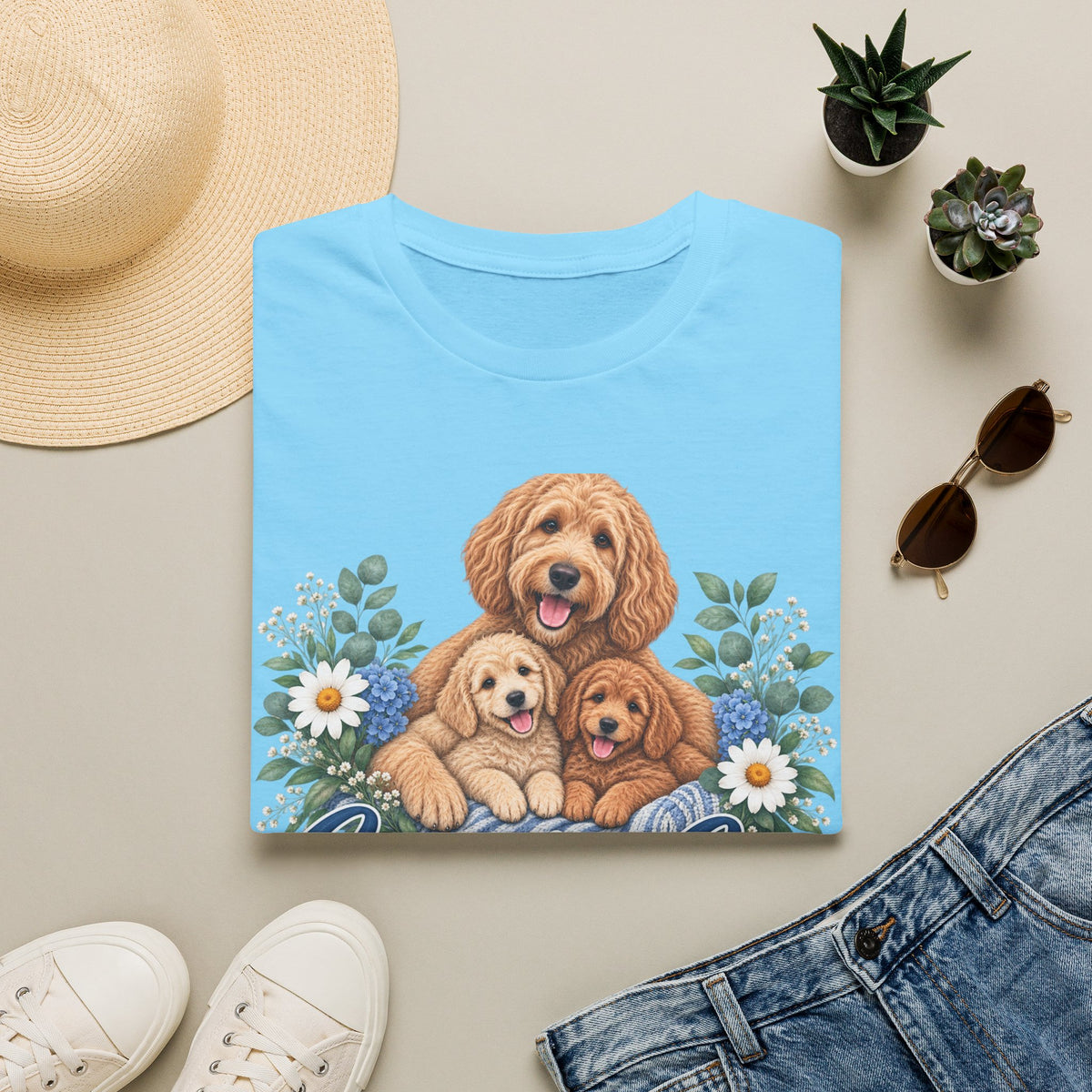Created to Care Labradoodle Dog Family