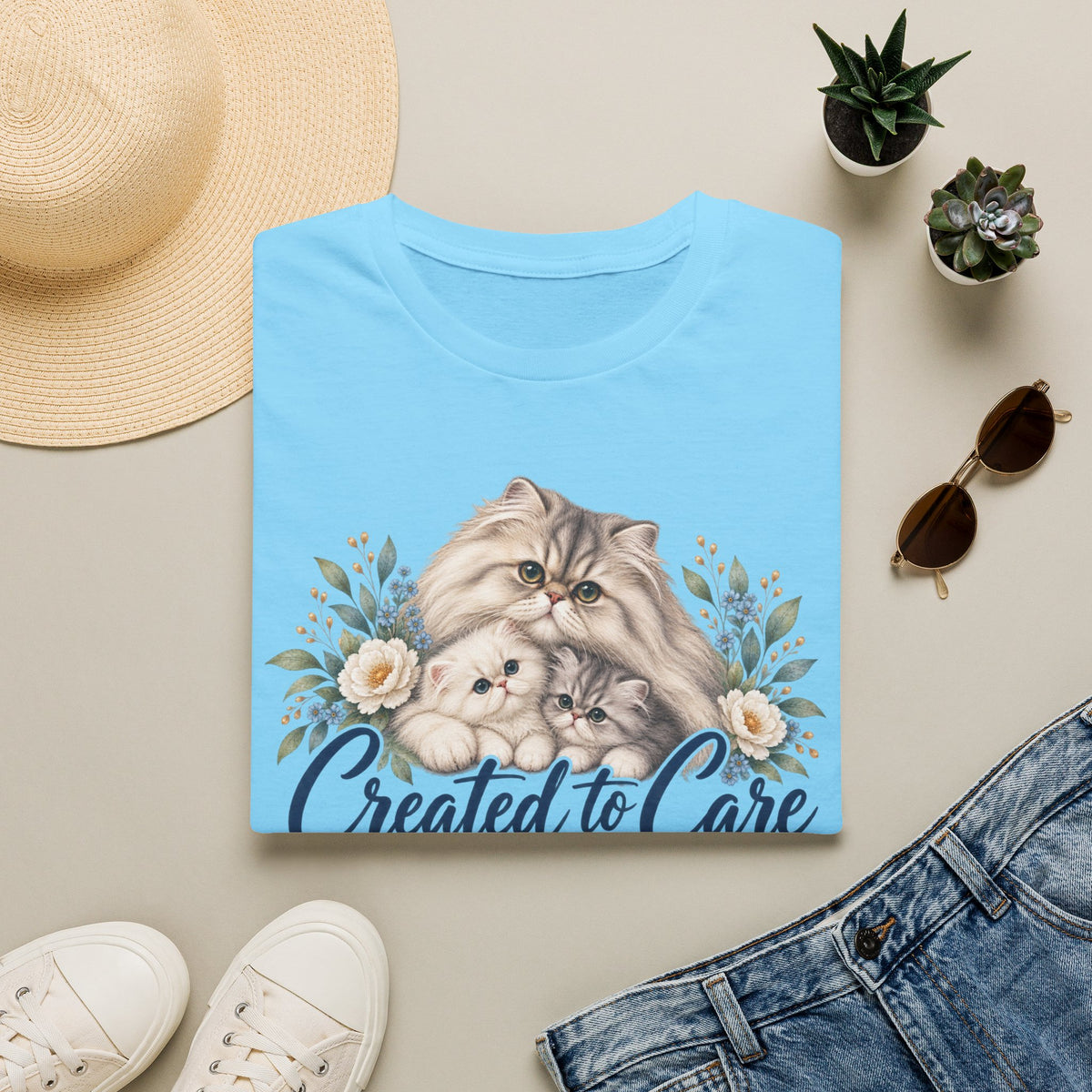 Created to Care Persian Cat Family