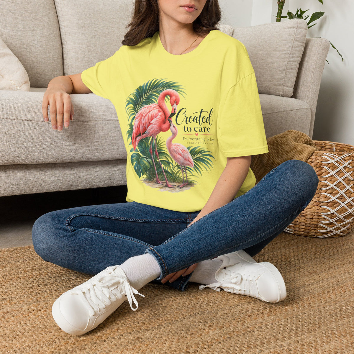 Created to Care Flamingos