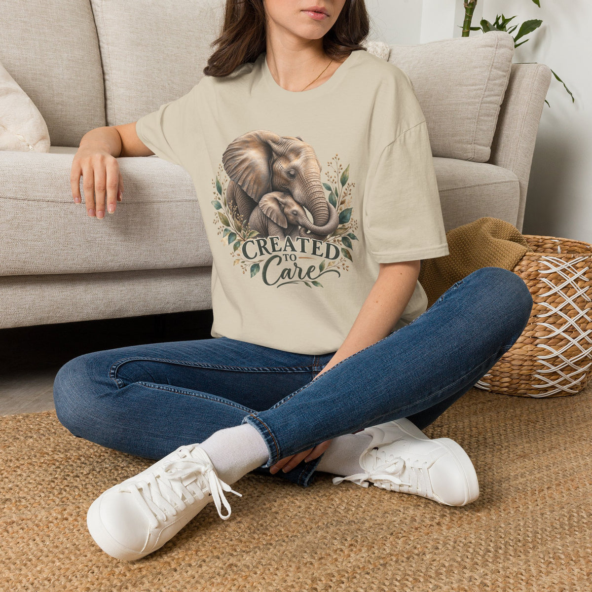 Created to Care Elephant Family