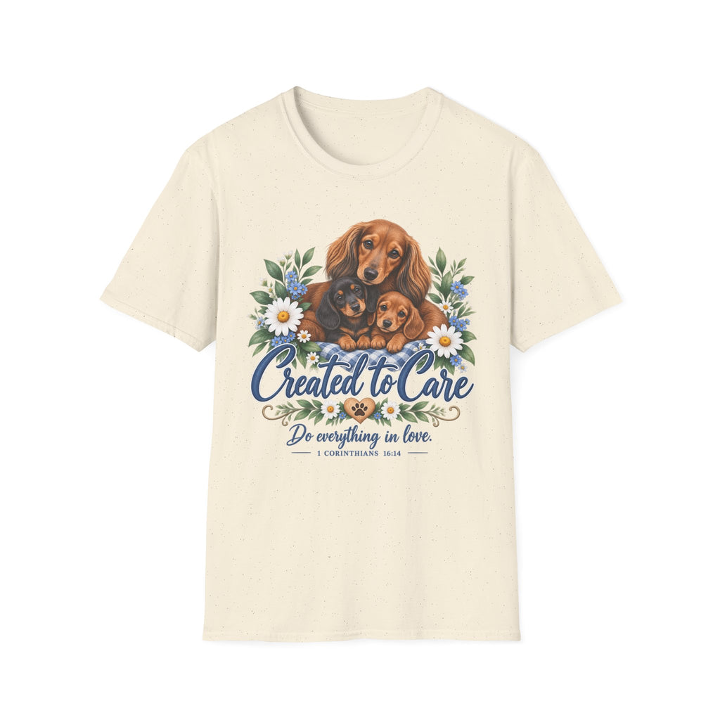 Created to Care Dachshund Dog Family