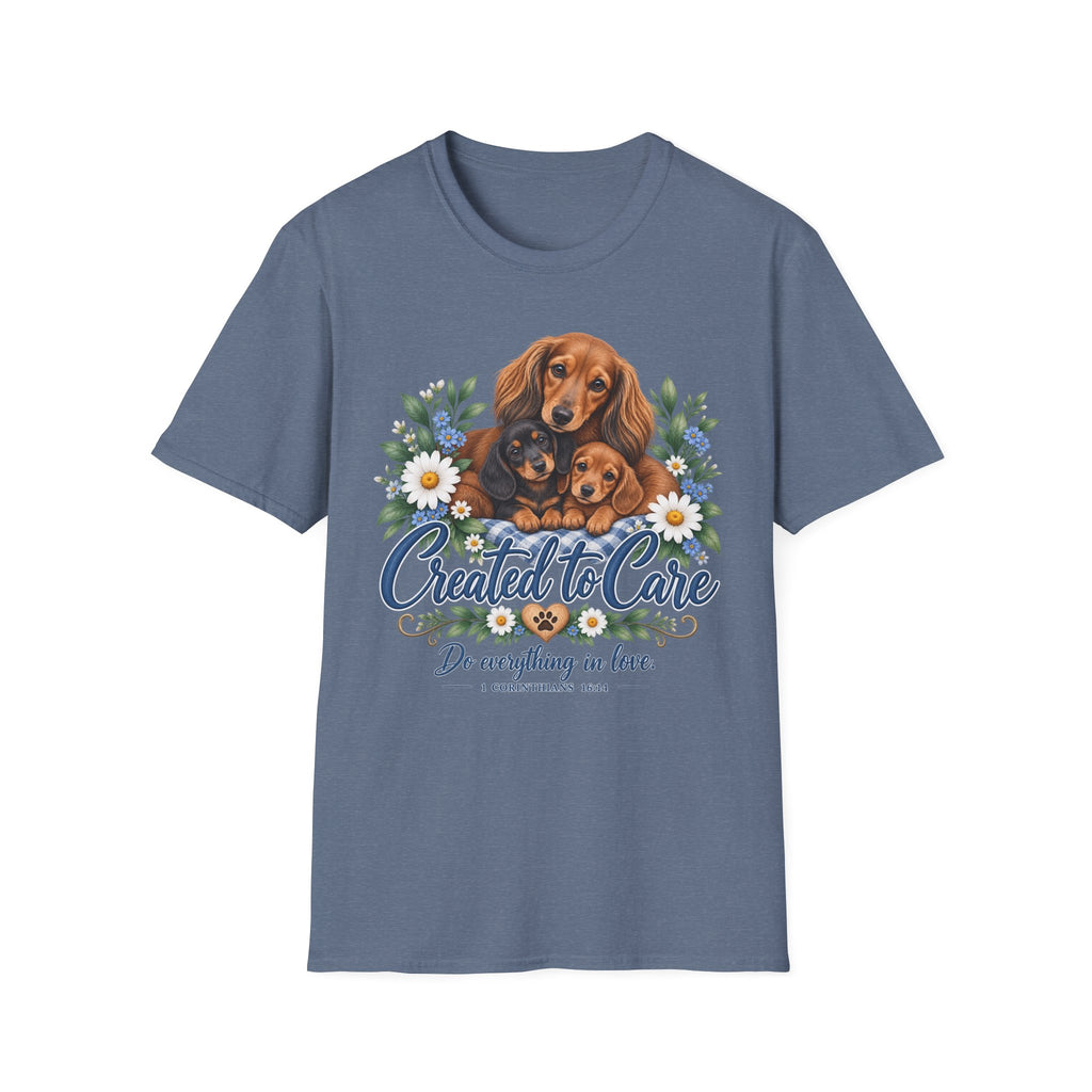 Created to Care Dachshund Dog Family