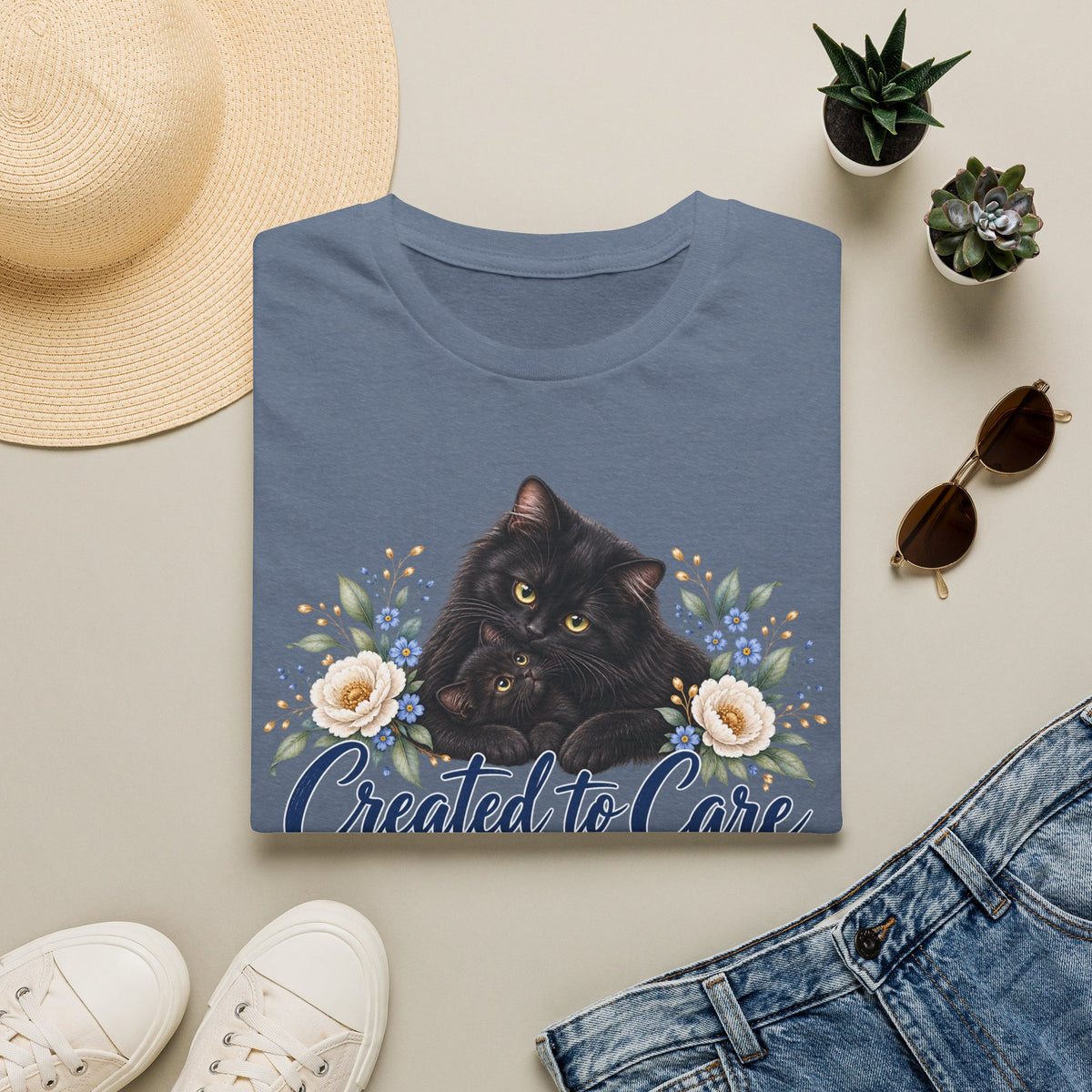 Created to Care Gray Cats