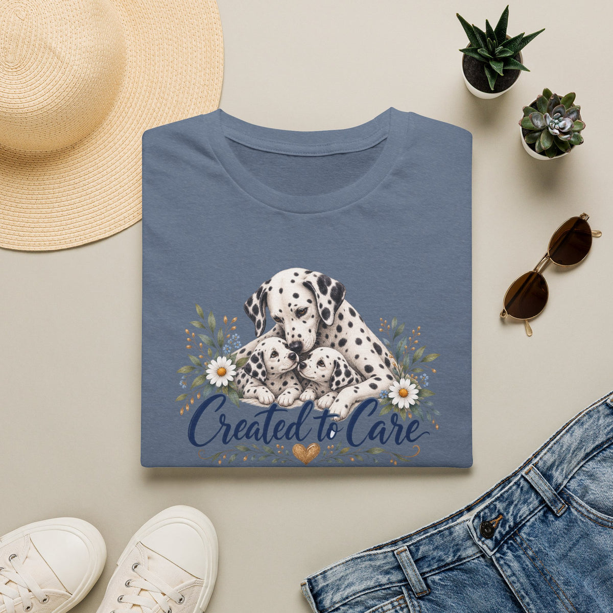 Created to Care Dalmation Dog Family