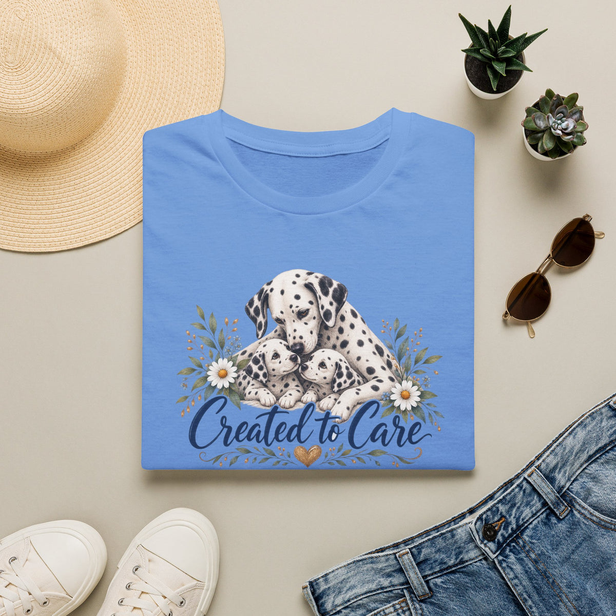 Created to Care Dalmation Dog Family