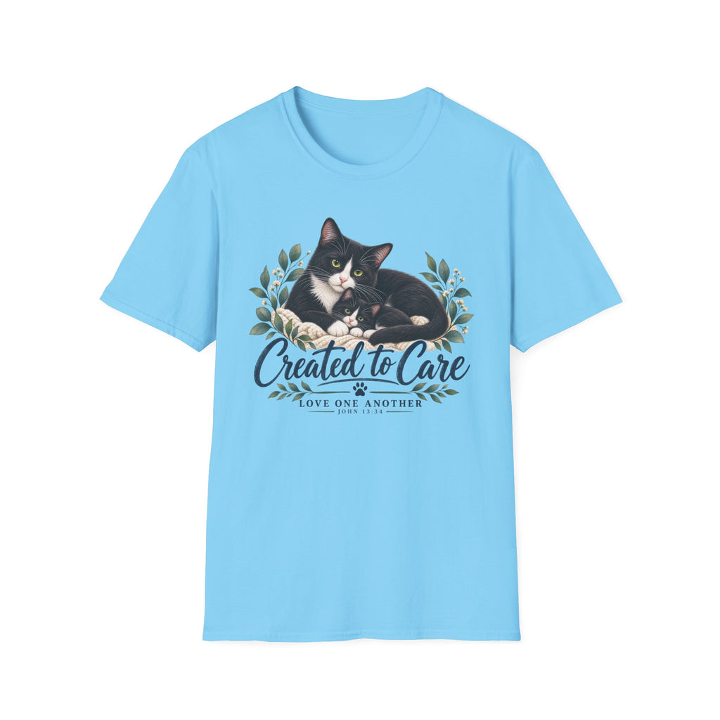 Created to Care Black and White Tuxedo Cat Family