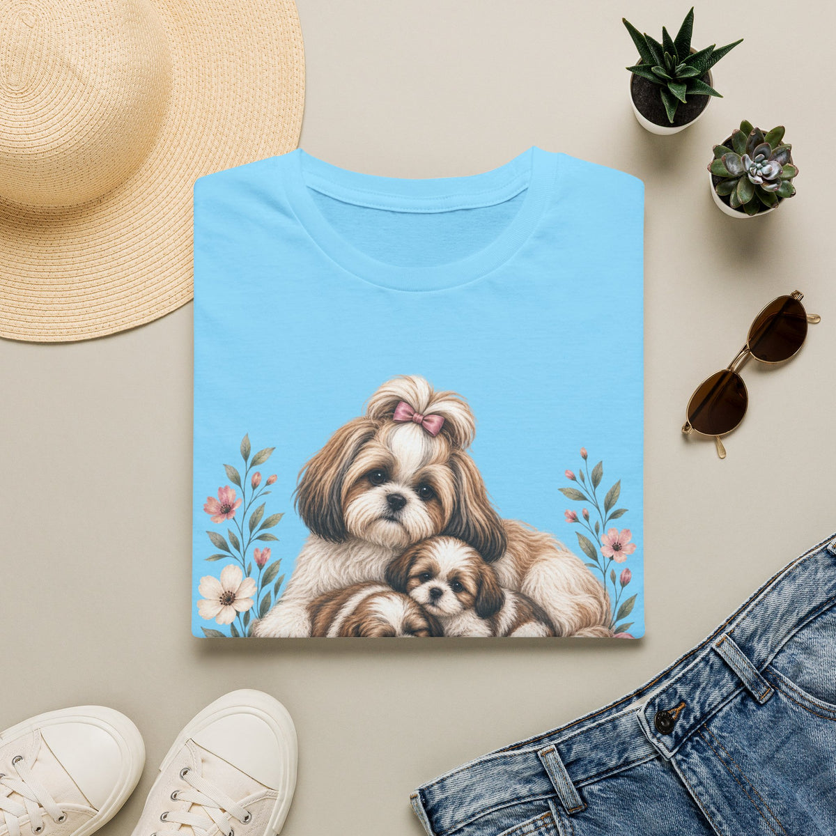 Created to Care Pekingnese Dog Family