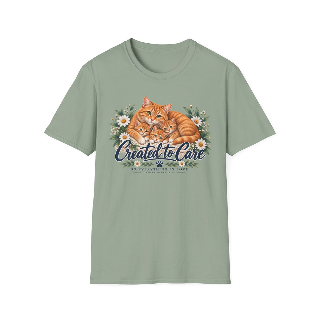 Created to Care Orange Tabby Cat Family