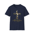 Floral Cross Abounding Grace T-Shirt | Christian Inspirational Tee