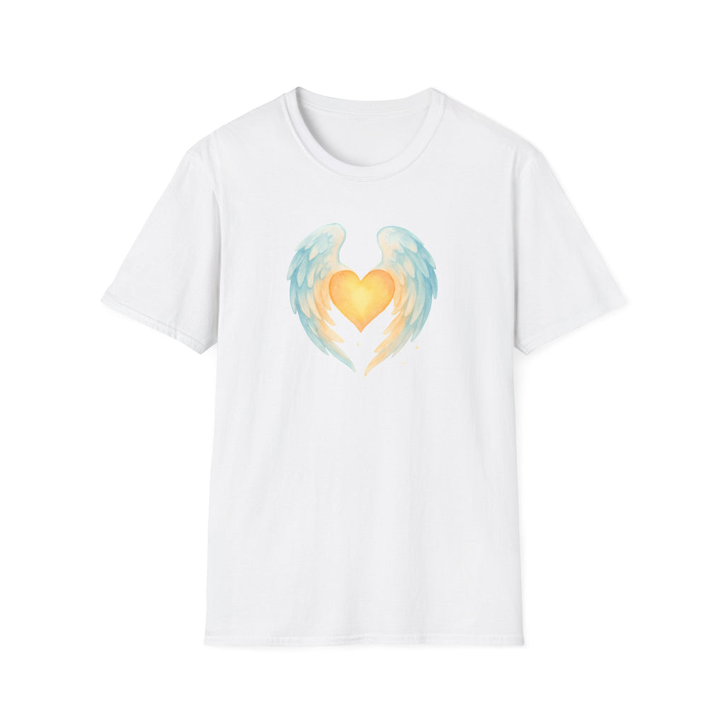 Heart with Angel Wings T-Shirt