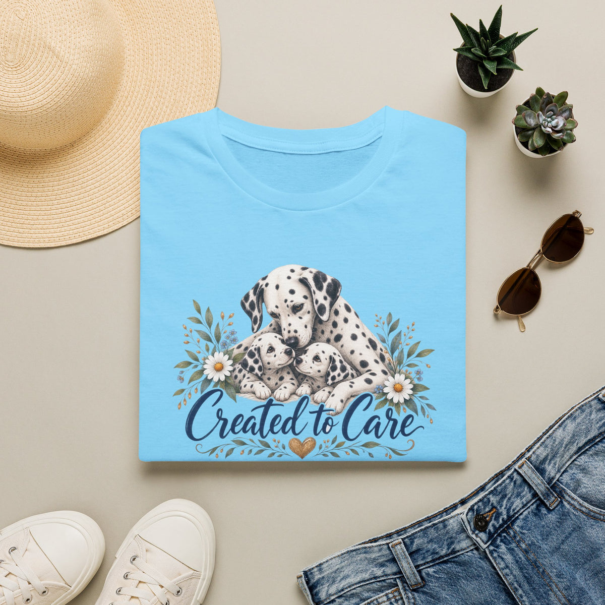 Created to Care Dalmation Dog Family