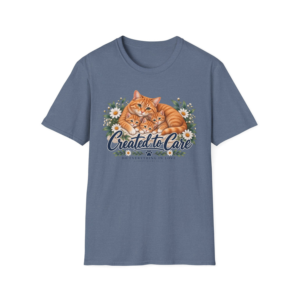 Created to Care Orange Tabby Cat Family
