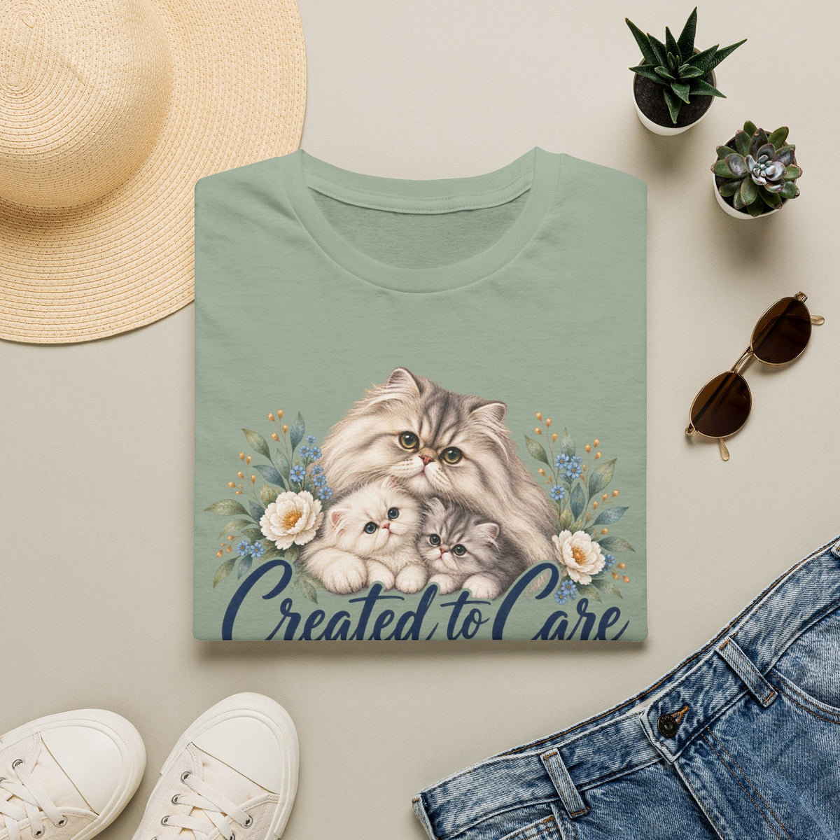 Created to Care Persian Cat Family
