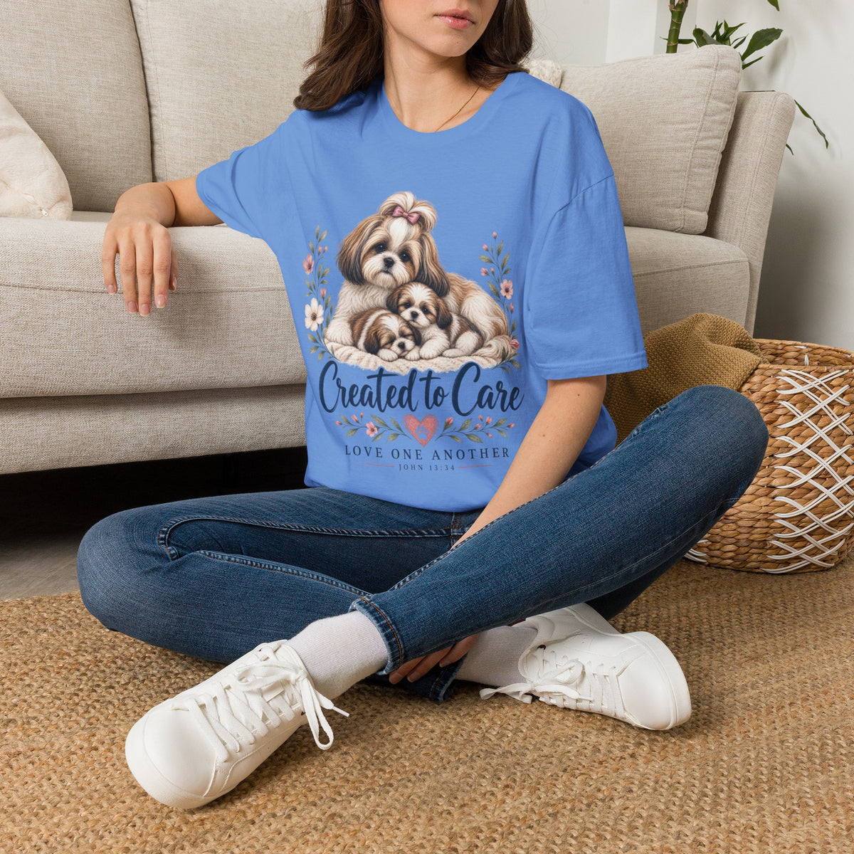 Created to Care Pekingnese Dog Family