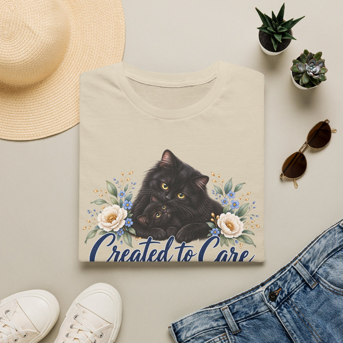 Created to Care Gray Cats