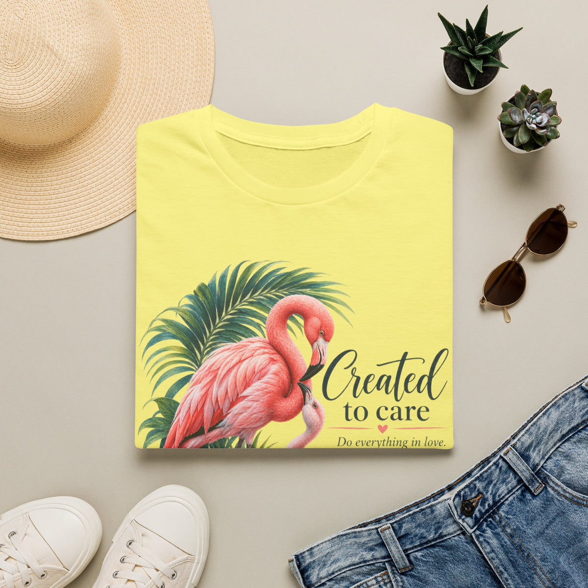 Created to Care Flamingos