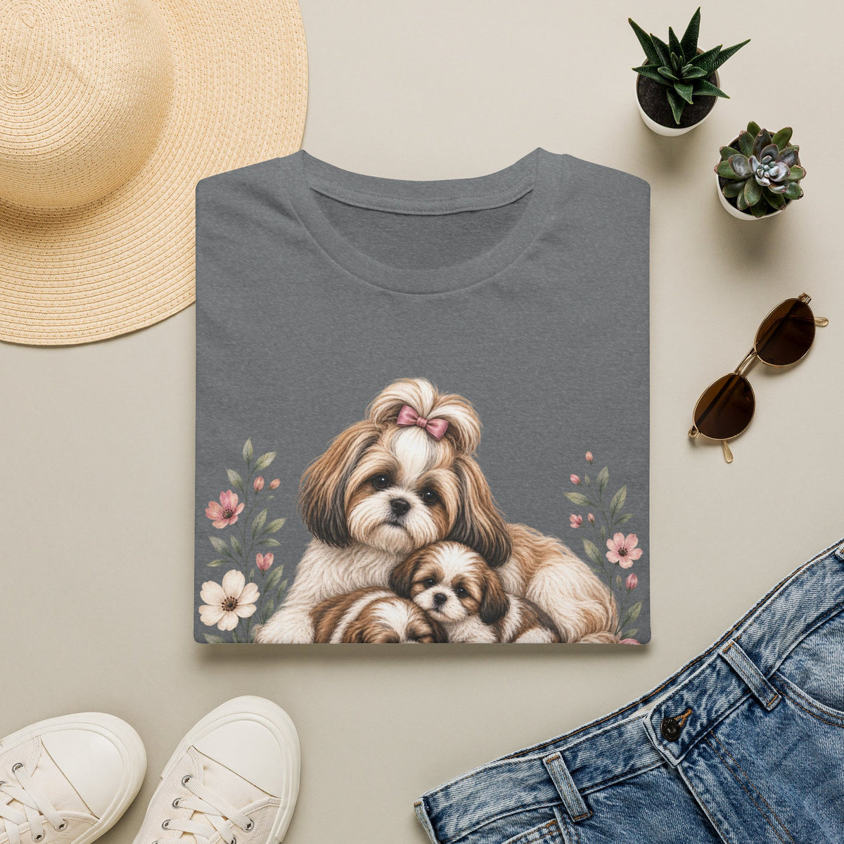 Created to Care Pekingnese Dog Family