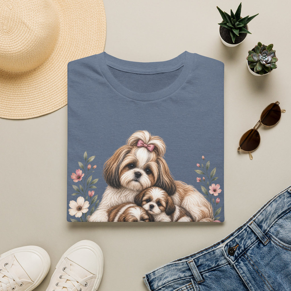 Created to Care Pekingnese Dog Family