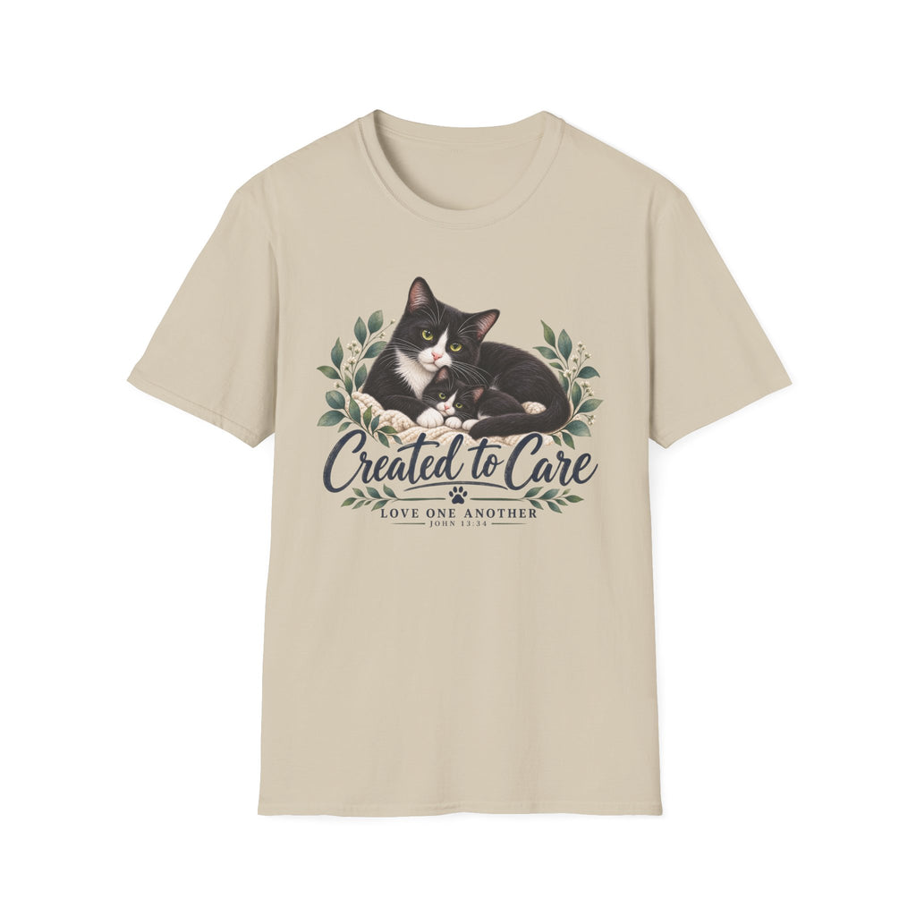 Created to Care Black and White Tuxedo Cat Family