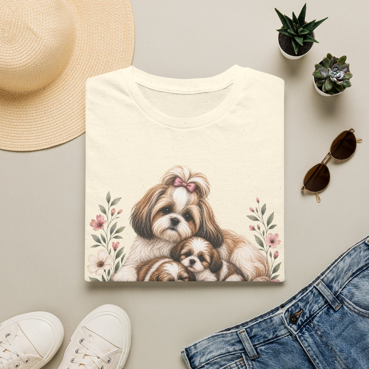 Created to Care Pekingnese Dog Family