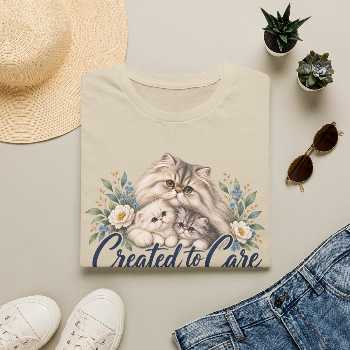 Created to Care Persian Cat Family