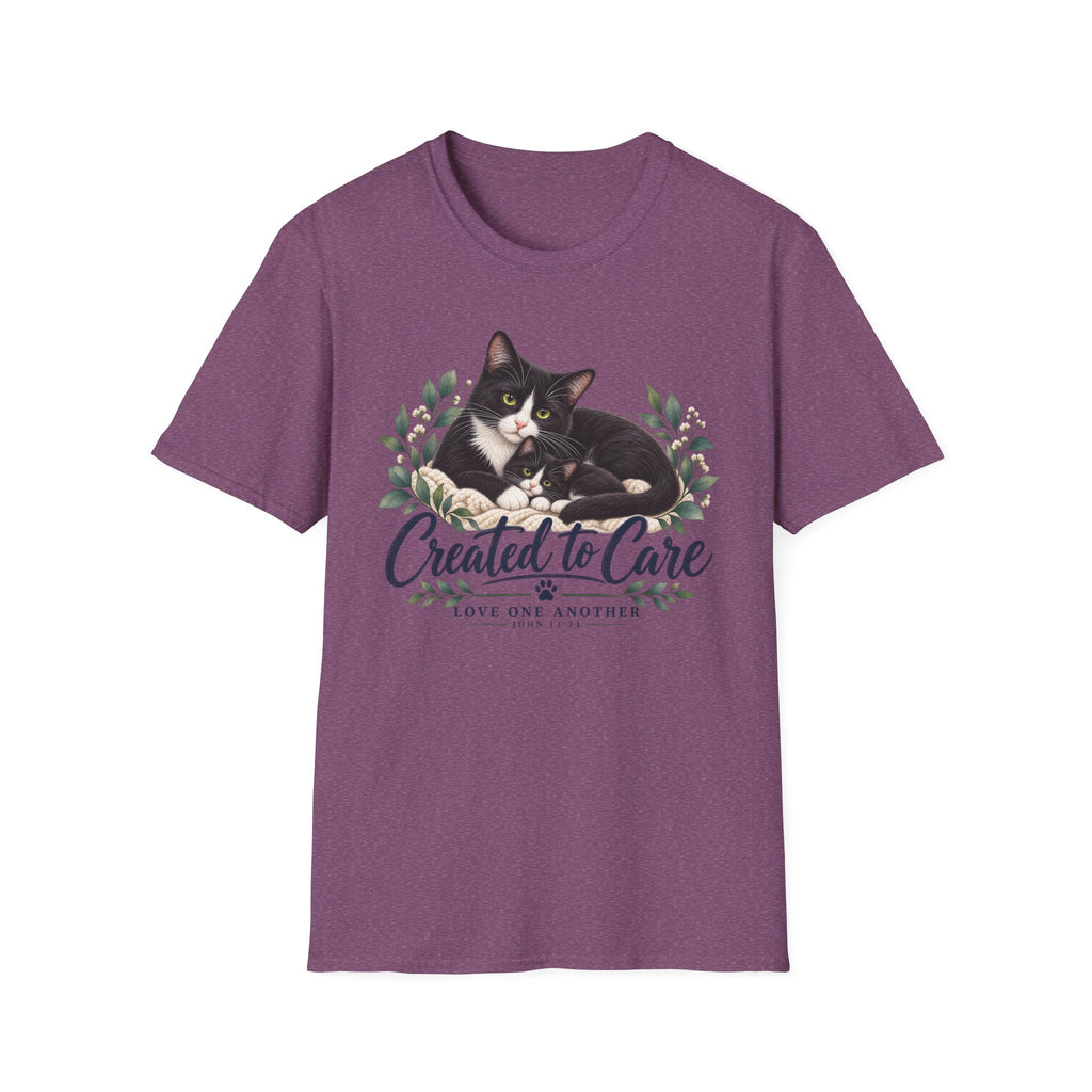 Created to Care Black and White Tuxedo Cat Family
